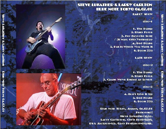 Bootlegs Lukather Carlton : Blue Note Tokyo